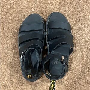 Dr. Martens Black Sandals